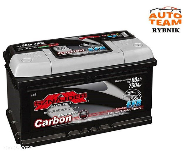 Akumulator SZNAJDER Carbon 80Ah 750A START-STOP!!!