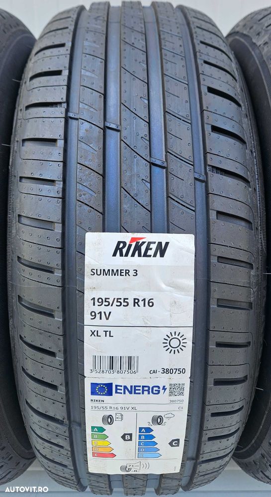 195/55 R16 91v xl, RIKEN (by Michelin) Summer 3 Anvelope de vara - 2