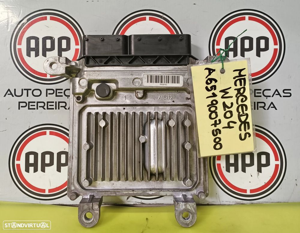 Centralina motor Mercedes W204 referência: A6519007500 - 1