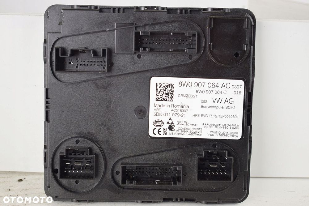 moduł komfortu * bcm audi a4 b9 8w0907064ac - 3