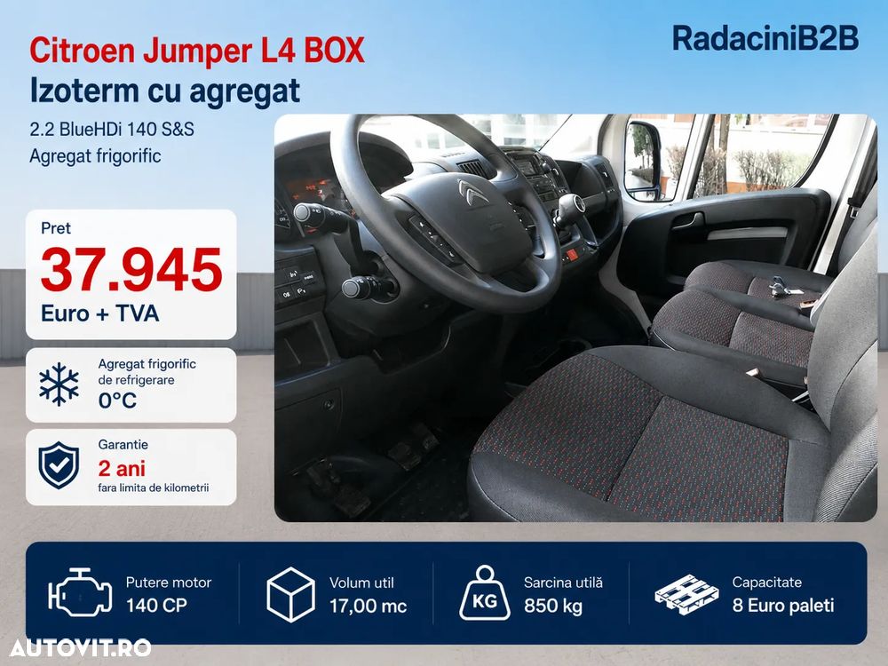 Citroën Jumper BOX Izoterm cu agregat inclus - 5
