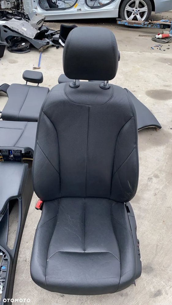 FOTELE WNĘTRZE TAPICERKI BMW F30 PODGRZEWANA SKÓRA PAMIĘĆ EUROPA - 4