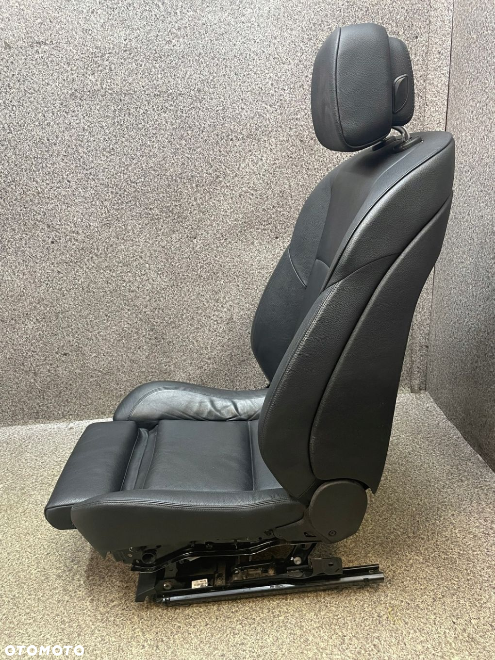 Fotel grzany SPORT prawy przod pasazera Airbag Skora Czarna BMW F11 F10 - 6