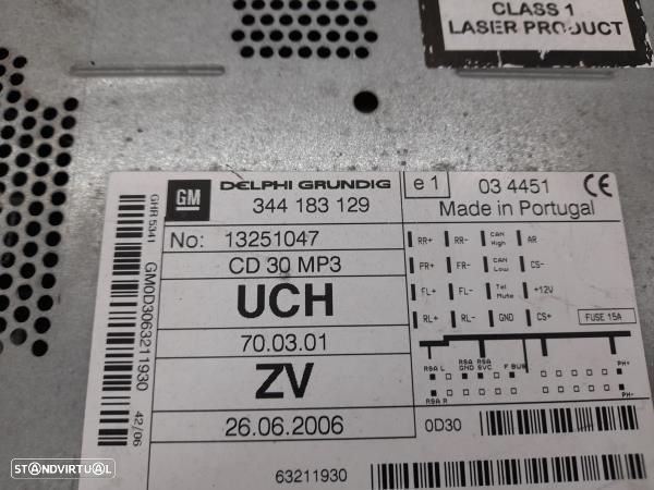 Auto Radio Opel Astra H Twintop (A04) - 3