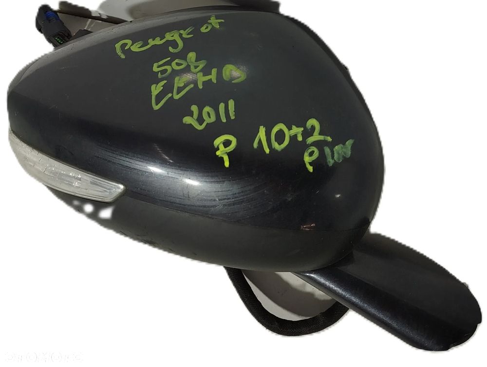 lusterko prawe drzwi PEUGEOT 508 I 10-18 KCAD 12 PIN EEHB - 1