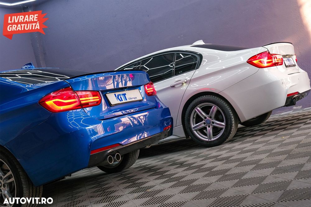 Eleron Portbagaj BMW Seria 3 F30 (2011-2014) F30 LCI (2015-2019) Negru Lucios- livrare gratuita - 10