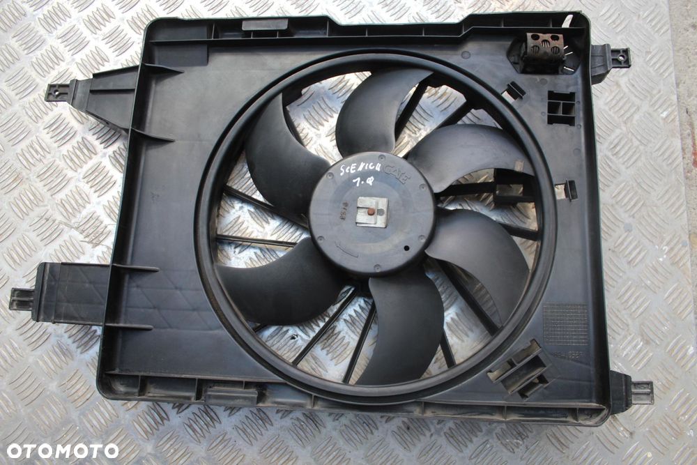 WENTYLATOR CHŁODNICY RENAULT SCENIC II 1.9 DCI 8200151465 - 1