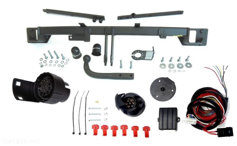 HAK HOLOWNICZY DO MERCEDES W203 S203 C-KLASA MODUŁ 7 PIN ADAPTER 7 NA 13 P - 15