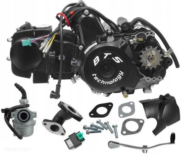 NOWY SILNIK 125 Półautomat ATV QUAD 3+1 Wsteczny BTS Gaźnik Moduł Kxd