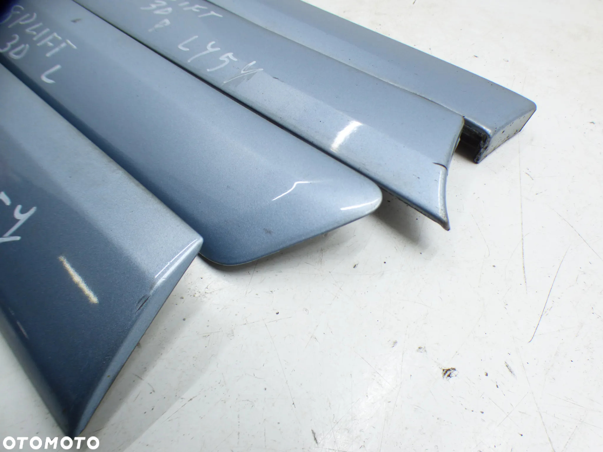 AUDI A3 8P LIFT 3D LISTWY DOLNE GÓRNE BŁOTNIKA KOMPLET LY5J 3C0857933A GORLICE - 4