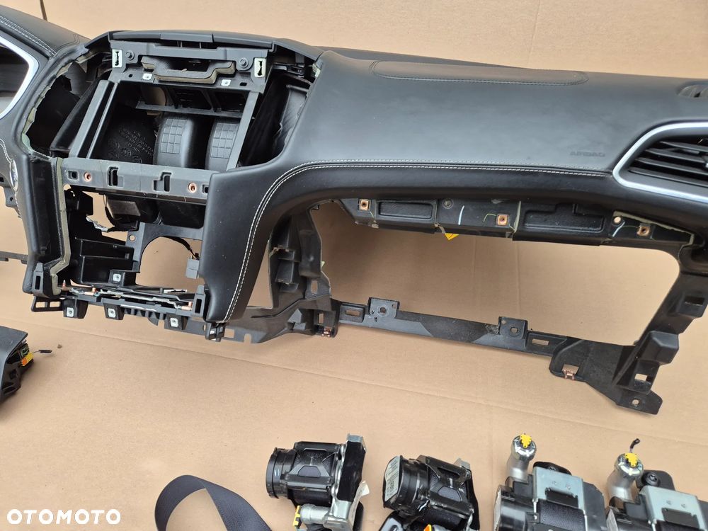 FORD EDGE MK2 LIFT VIGNALE SKÓRA SZYTA NIĆ 2019-KONSOLA PODUSZKI PASY ZESTAW KOMPLET ORYGINALNY IDEALNY - 6