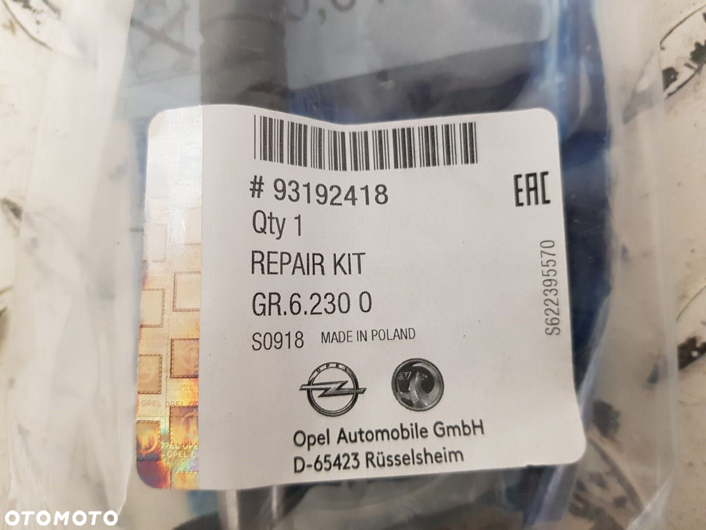 FABRYCZNIE NOWY ORYGINALNY DRĄŻEK KIEROWNICZY OPEL CORSA C COMBO TIGRA B 00-09 93192418 - 3