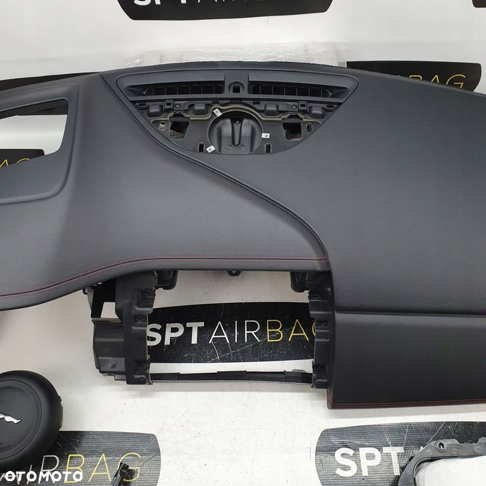 JAGUAR E-PACE DESKA ROZDZIELCZA KONSOLA KOKPIT PULPIT PODUSZKI AIRBAG AIR BAG PASY KIT SET - 3