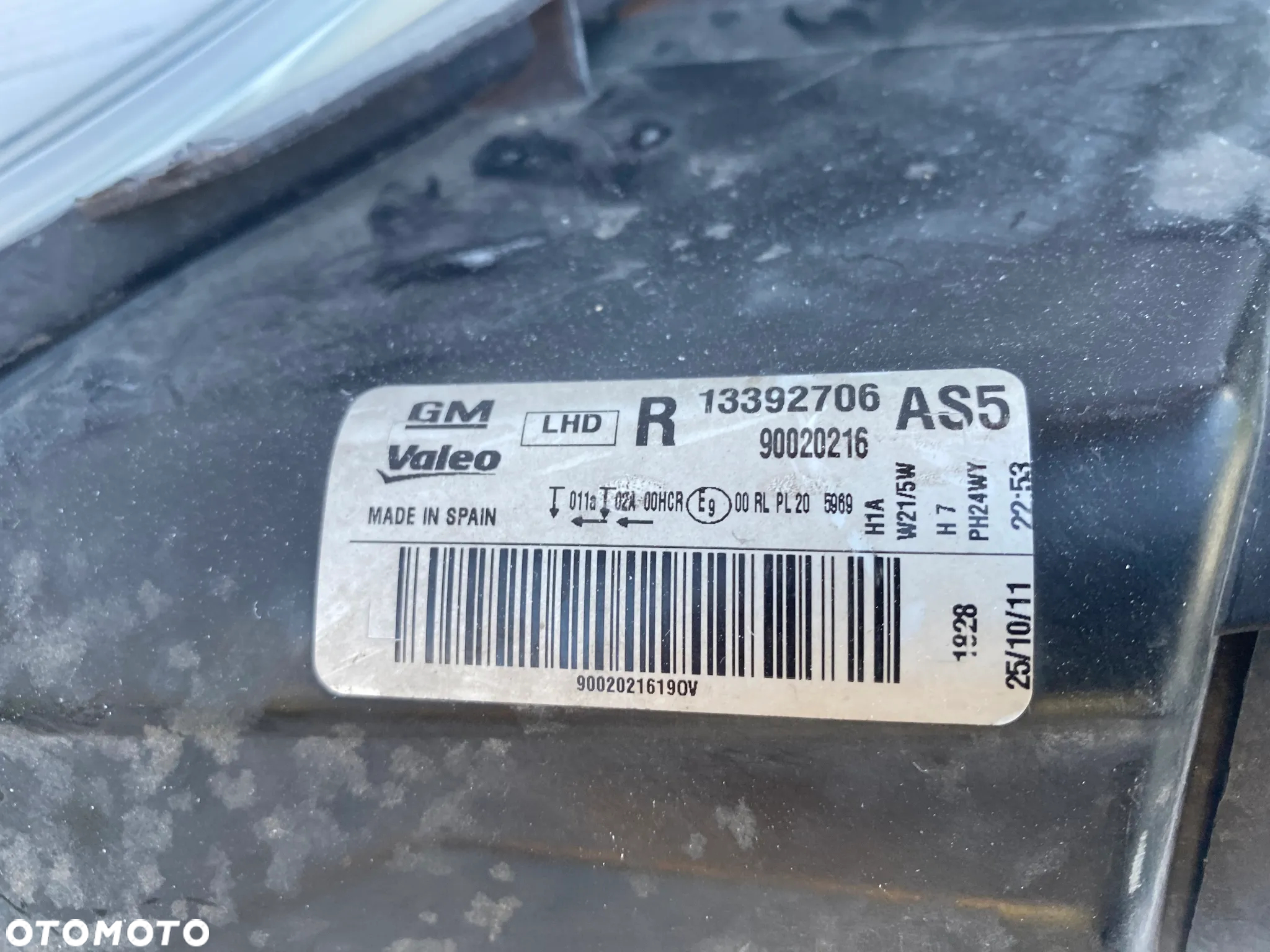 lampa corsa d lift prawa eu cała - 4