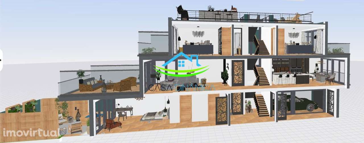 Moradia T3 Nova em Banda Com Vista Mar  – Figueira da Foz - Grande imagem: 5/49