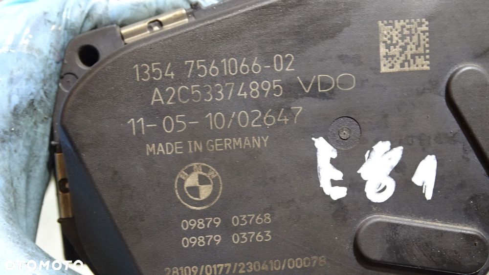 PRZEPUSTNICA BMW E81 116i 2.0  7561066 A2C53374895 - 4