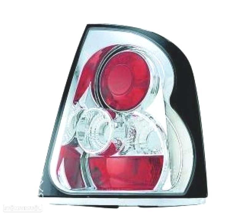 FAROLINS TRASEIROS SKODA OCTAVIA 00-04 CROMADO - 1