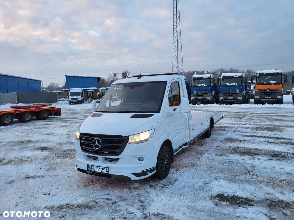 Mercedes-Benz Sprinter 317 Autolaweta najazd alu Hak 3500kg - 17