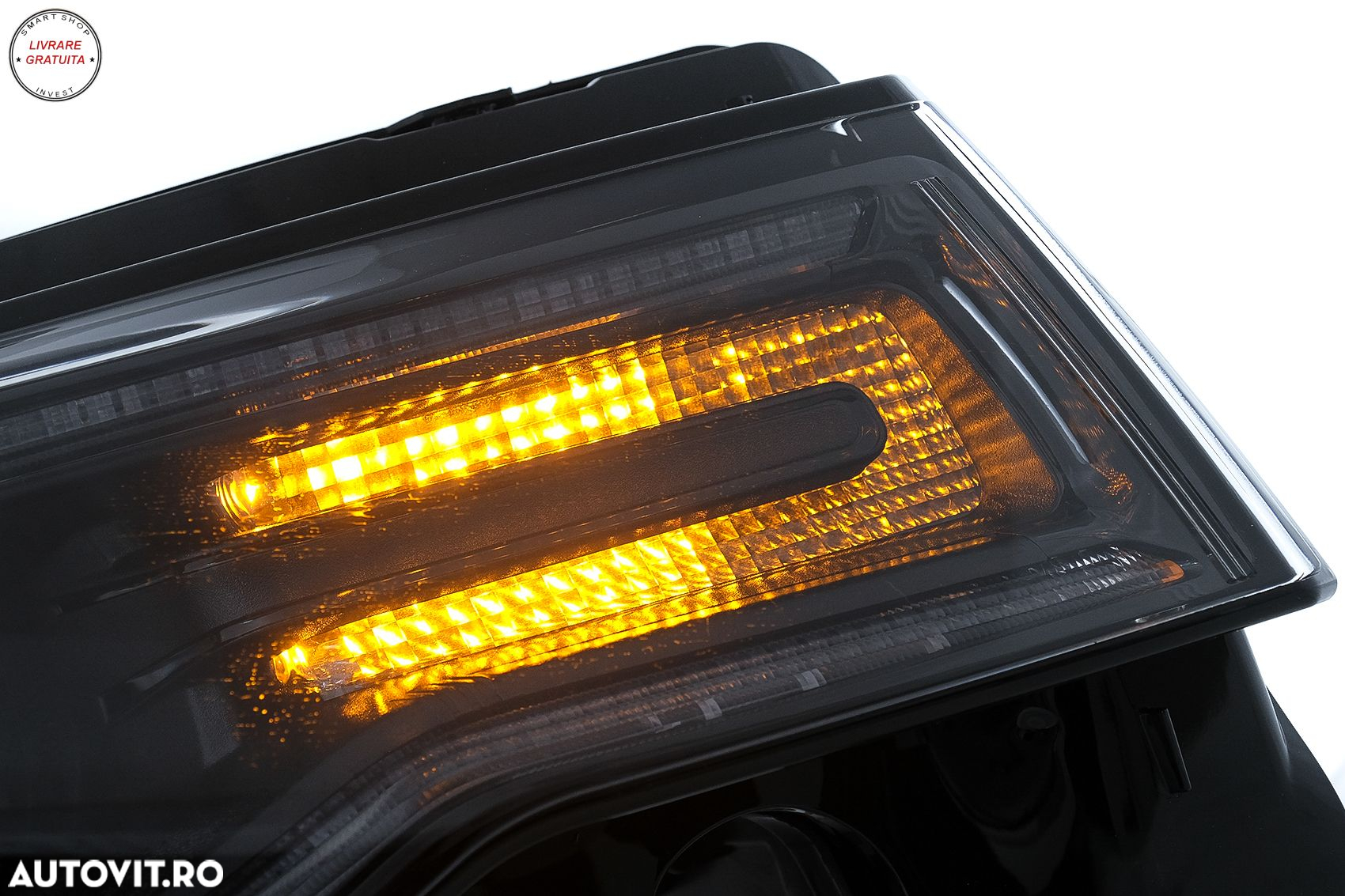 Faruri LED Jeep Grand Cherokee IV WK2 Facelift (2014-2020) Semnal Dinamic- livrare gratuita - 7