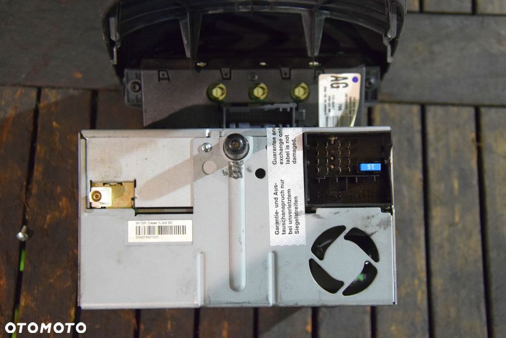 Opel Corsa D Radio CD30 MP3 Złote + wyświetlacz z PINEM Oryginał komplet - 3
