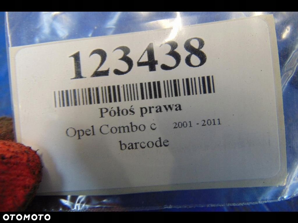 OPEL COMBO C 1.3 CDTI PÓŁOŚ PRAWA - 6