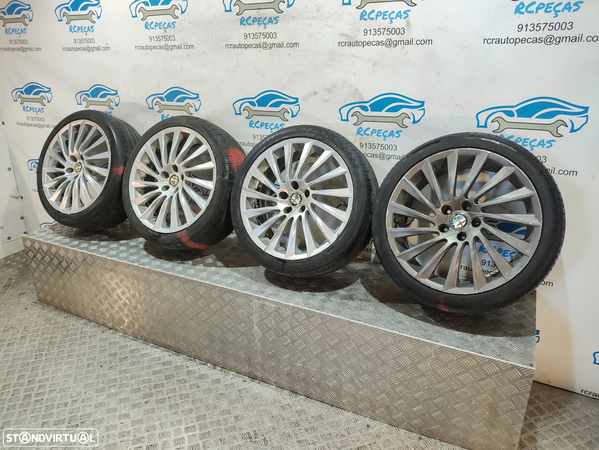 Conjunto Jantes 18 Originais Alfa Romeo Giulietta 7,5J ET41 5x110 - 3