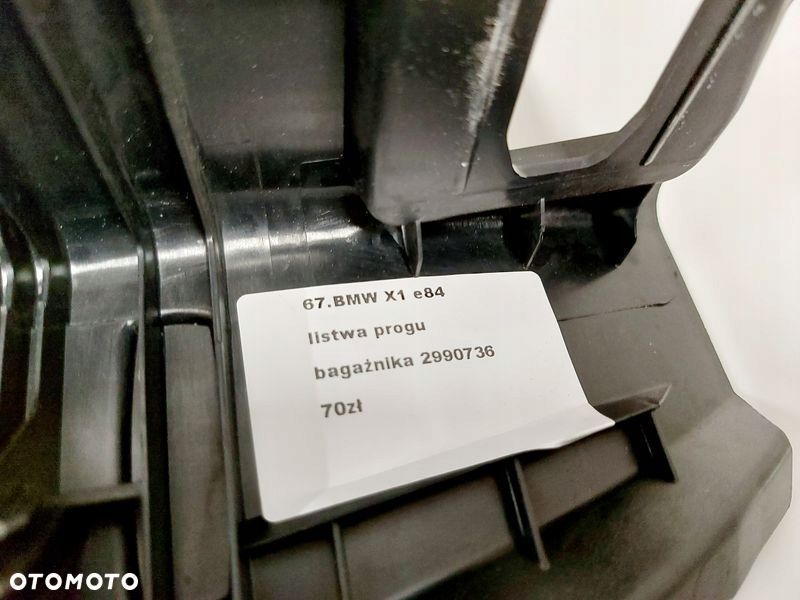 bmw x1 e84 osłona pasa progu bagażnika listwa 2990736 - 9