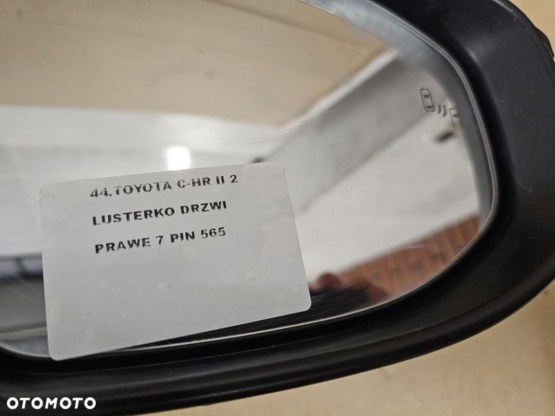 TOYOTA C-HR CHR 2 II LUSTERKO DRZWI PRAWE 7 PIN - 9