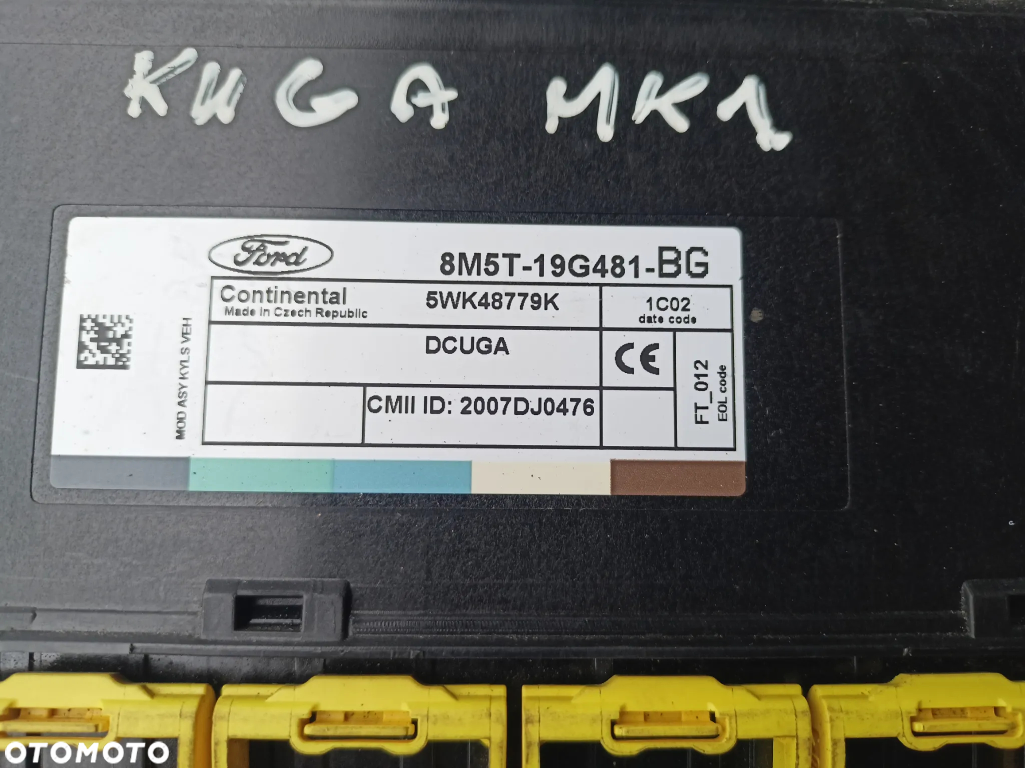 MODUŁ KOMFORTU FORD KUGA MK1 8M5T-19G481-BG - 2