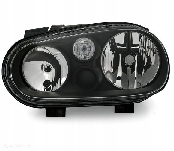 Lampy Reflektory + HALOGEN VW GOLF IV 4 BLACK - 4