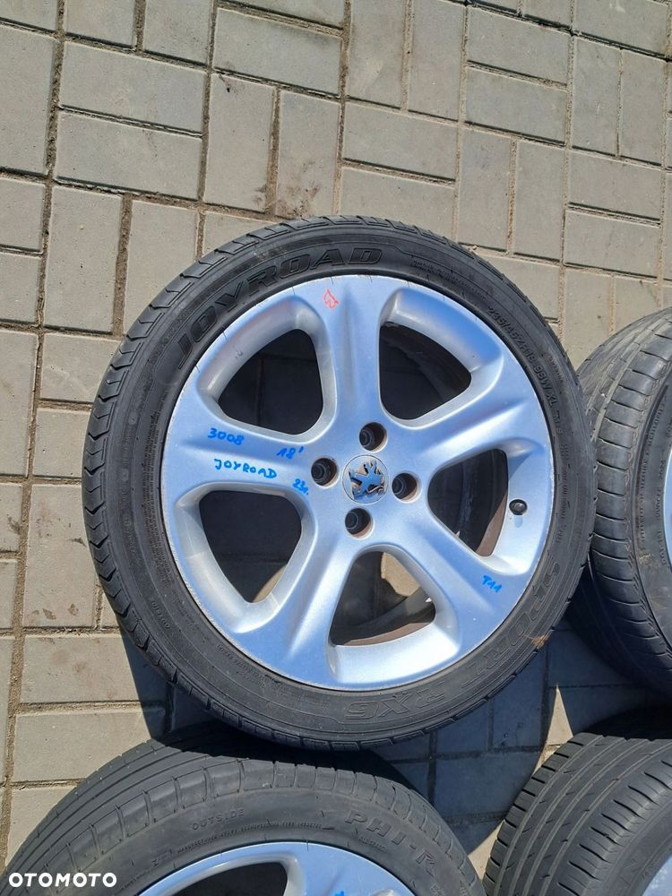 peugeot 3008 felgi aluminiowe 18" 9685121480 7,5j et29 4x108 - 11