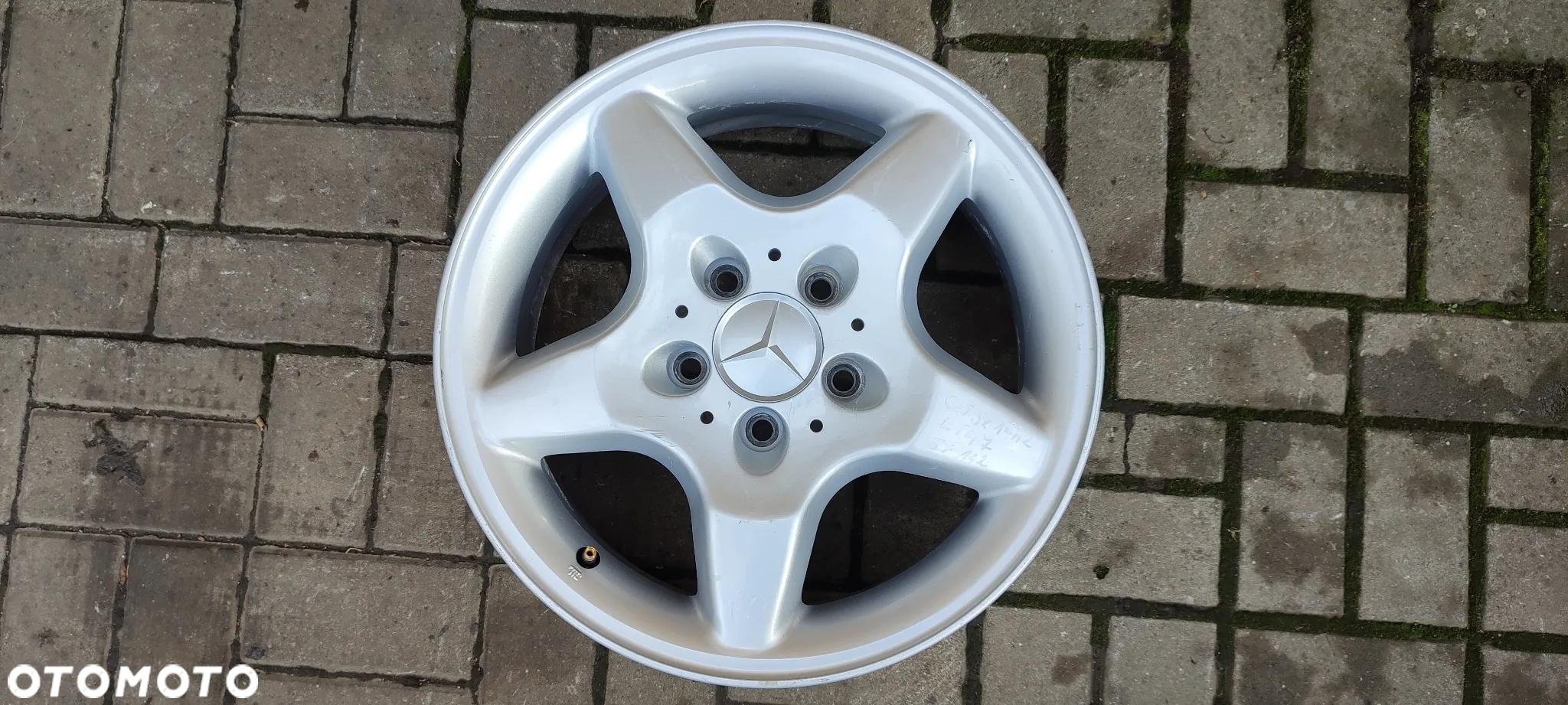 FELGI ALUMINIOWE 5x112 6,5Jx16 CALI ET47 1634010102 MERCEDES ML W 163 I INNE KOMPLET - 2