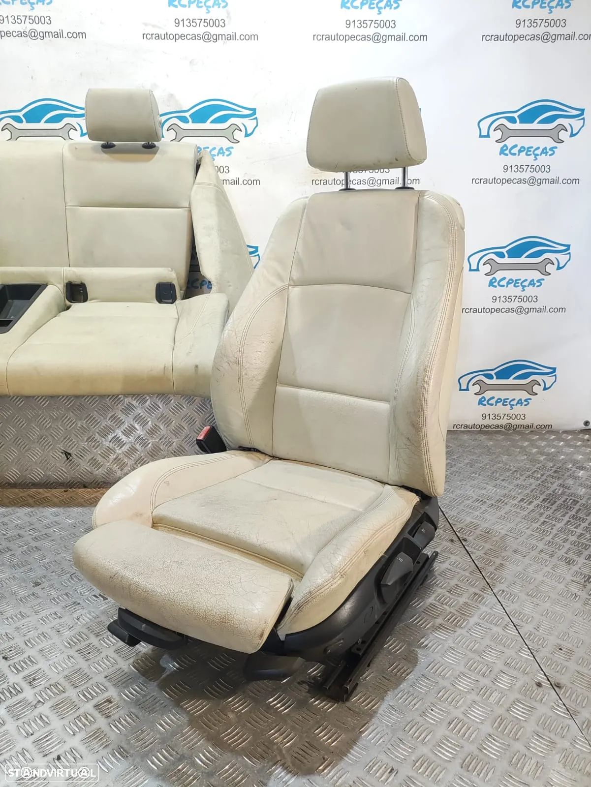 Conjunto de Bancos BMW Serie 1 E82 Coupé Pack M Pele - 7