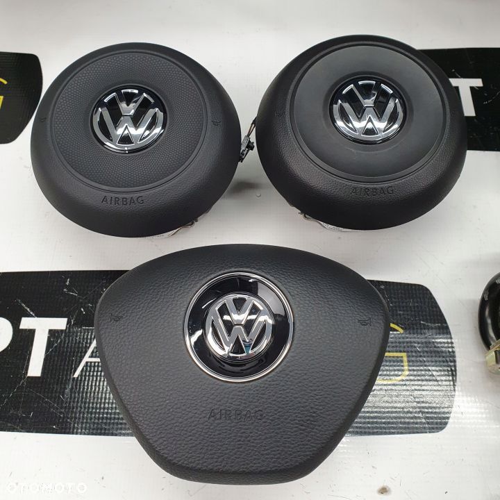 VOLKSWAGEN TIGUAN II 2 5NA DESKA ROZDZIELCZA KONSOLA KOKPIT PULPIT PODUSZKI AIRBAG AIR BAG PASY KIT SET - 6