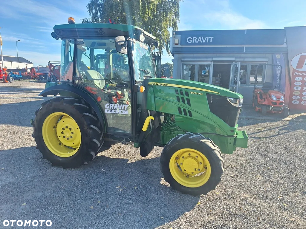John Deere JD 5090 GF, ciągnik sadowniczy, ogrodniczy, 90 KM 4-cyl, I-szy właściciel - 21