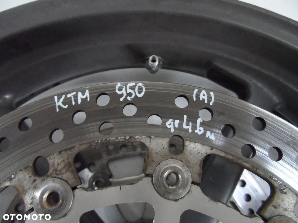 KTM DUKE 950 felga koło przód tarcza hamulcowa - 6