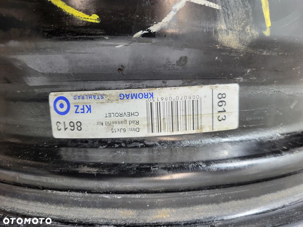 Opel Corsa E Felgi Stalowe 15 4x100 - 7