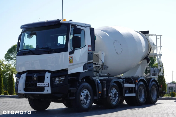 Renault C 460 / 8X4 / BETONOMIESZARKA / GRUSZKA  / IMER / EURO 6 / ALUFELGI
