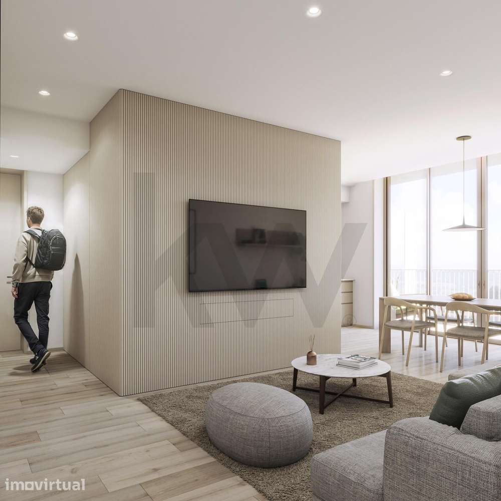 Apartamento T2 com 14 m2 de varanda - Grande imagem: 4/6