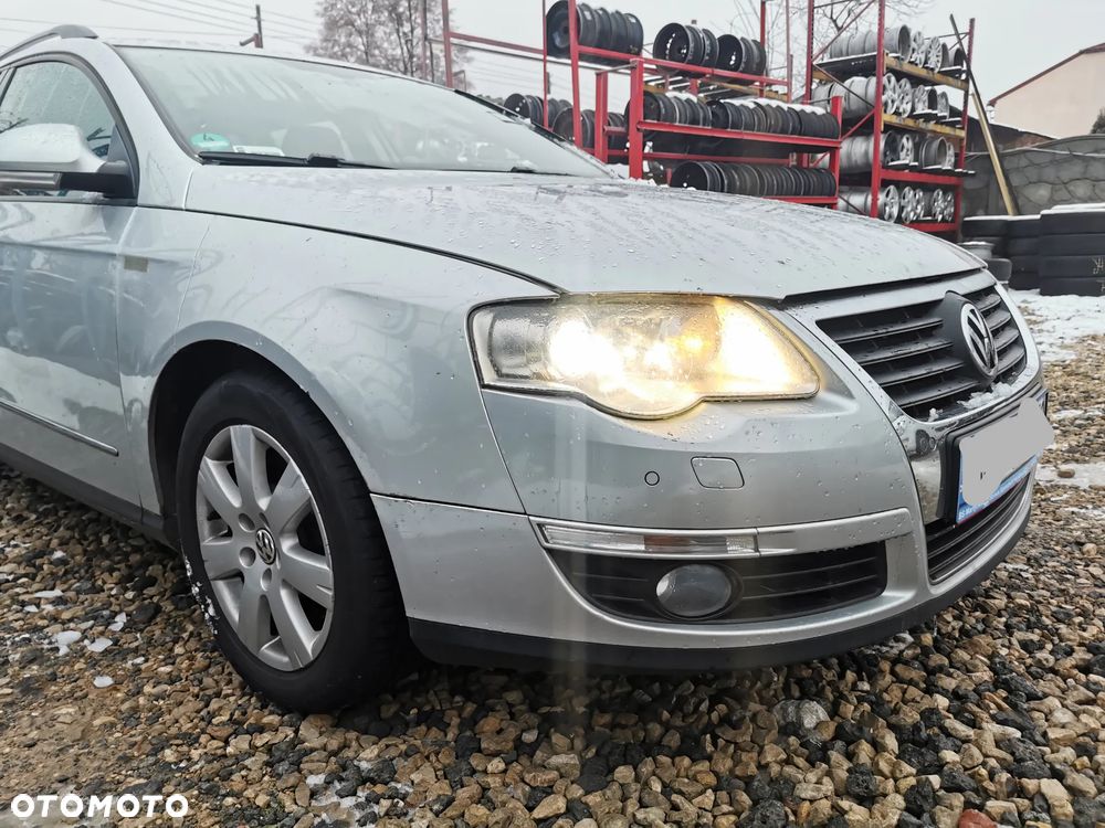 VW Passat B6 LA7W Zderzak Przedni Xenon 4x PDC - 3