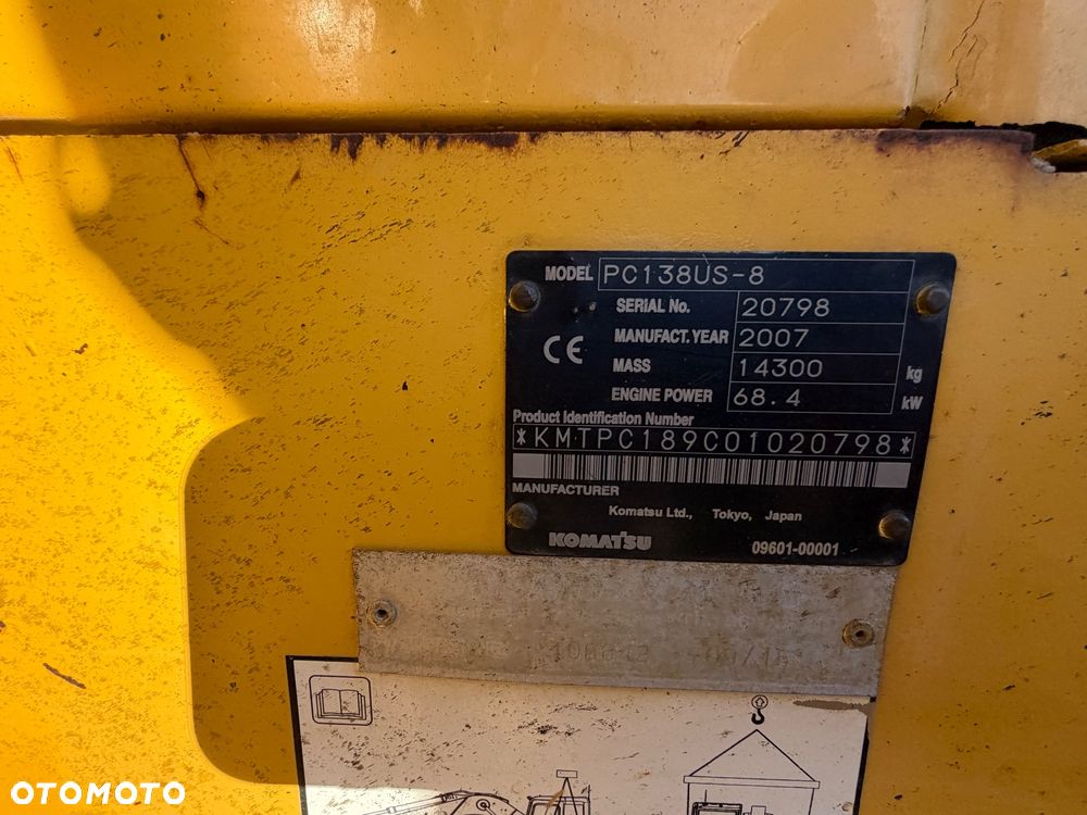 Komatsu PC138US-8 - 10