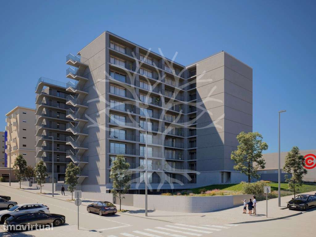 Apartamento T1 em construção c/ lugar de garagem em V N Gaia - Grande imagem: 2/8