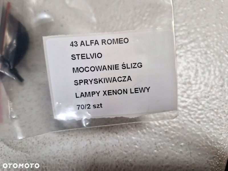 ALFA ROMEO STELVIO MOCOWANIE ŚLIZG UCHWYT SPRYSKIWACZA LAMPY XENON LEWY - 6