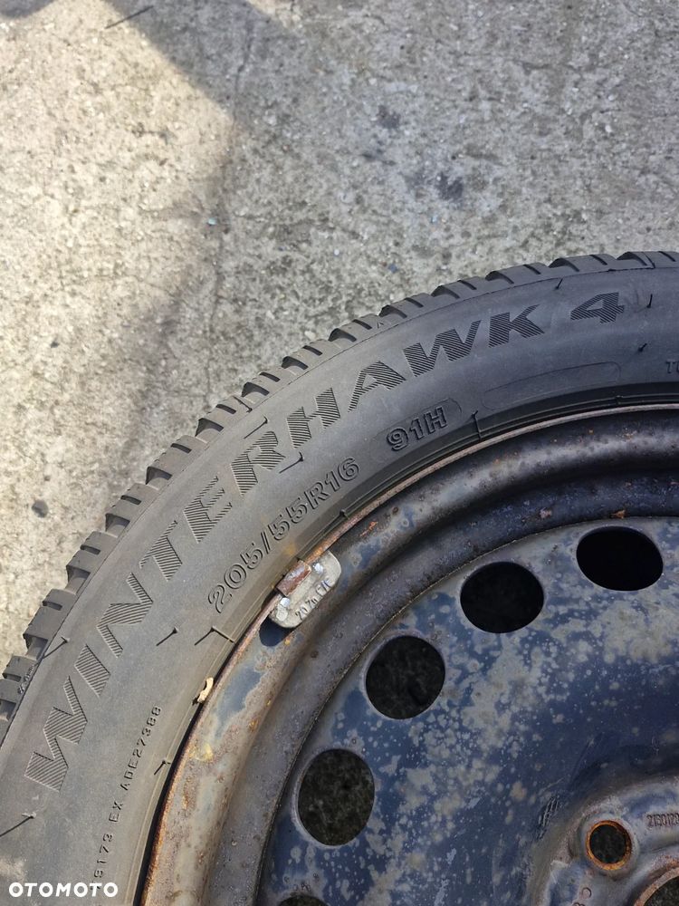 Koła 5x110 z oponami zimowymi 205 55 16 z 2023r - 5