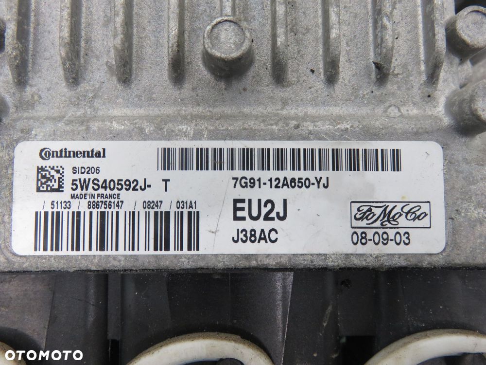 STEROWNIK FORD MONDEO MK4 IV 1.8 TDCi 7G9112A650YJ 5WS40592JT - 4