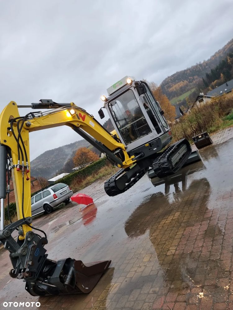 Wacker Neuson EZ53 Koparka 5,8 tony jak Nowa 2018r 1690mt wersja z urządz.do ochrony powietrza azbest itd Klima 3x łyżka Hydrauliczna Perkins silnik z Norwegii - 26