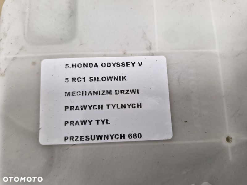 honda odyssey 5 v rc1 siłownik mechanizm drzwi bocznych przesuwnych prawy tył - 3