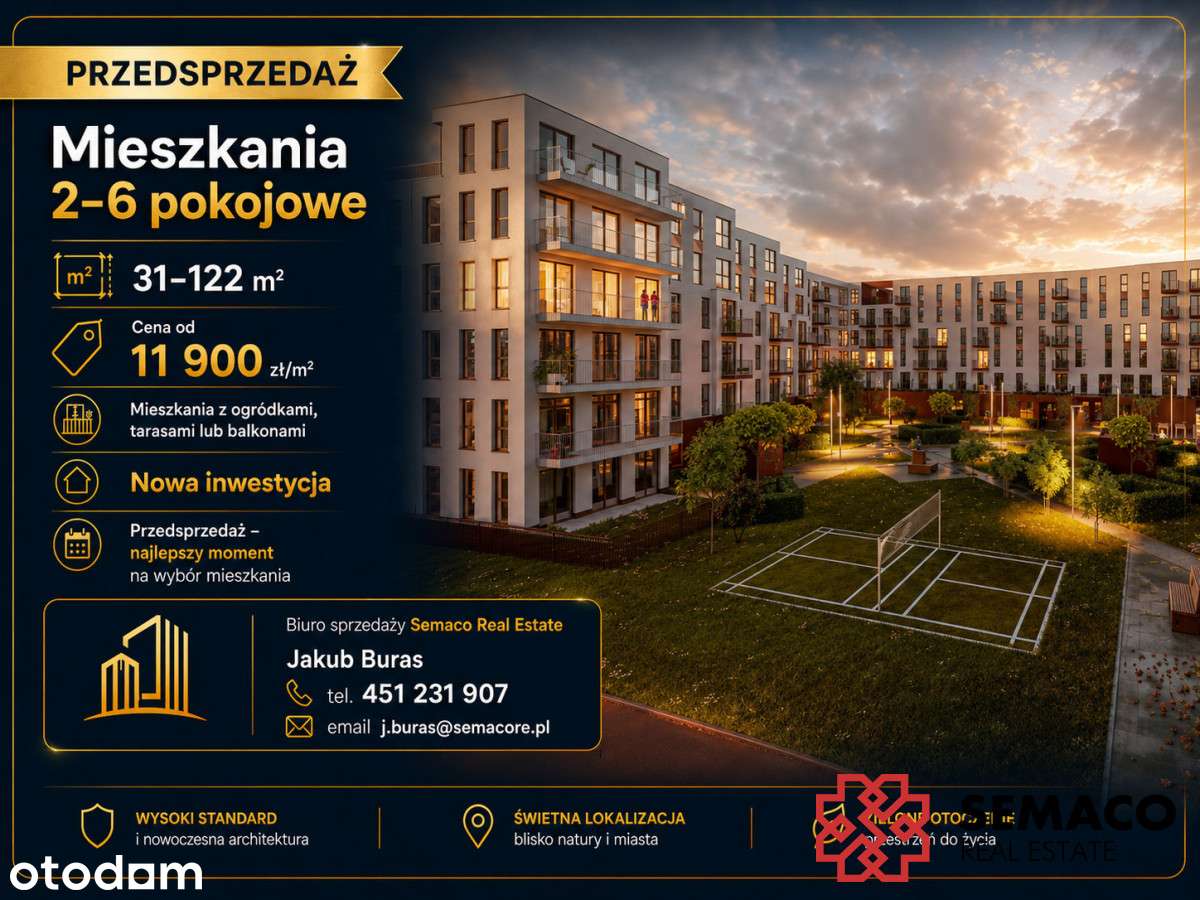 Przedsprzedaż | od dewelopera | bez prowizji i Pcc