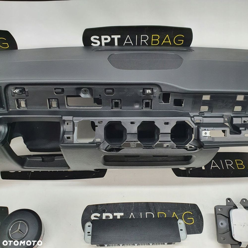MERCEDES GLB X247 DESKA ROZDZIELCZA KONSOLA KOKPIT PULPIT PODUSZKI AIRBAG AIR BAG PASY KIT SET - 2