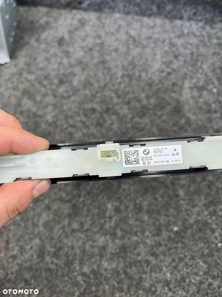 bmw f01 panel pamięci fotela prawy przód 9215743 - 9